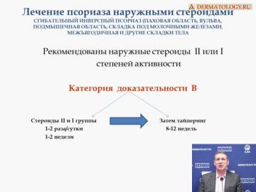 Лечение генитального псориаза наружными стероидами